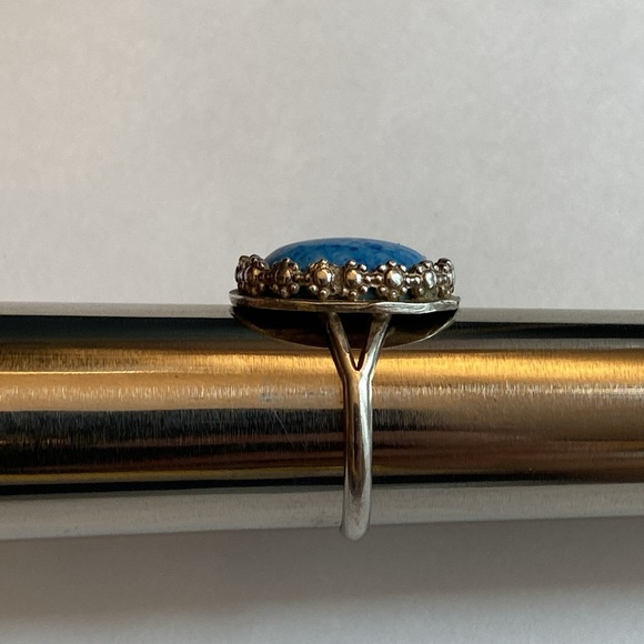 Victorian sterling Robin’s Egg ring - Picture 4 of 17